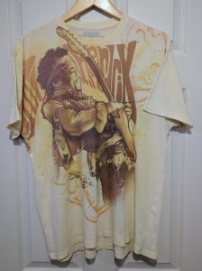 Jimi Hendrix Yellow Tee Shirt