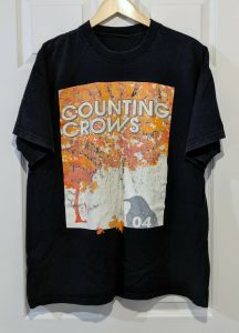 counting crows 2004 tee shirt